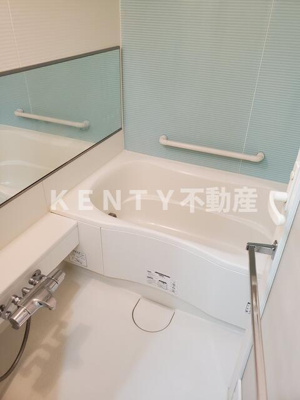 【浴室】 | リシェ大井スカイビュー | 落ち着いた空間のお風呂です