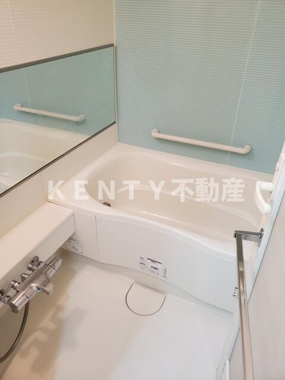 【浴室】 | リシェ大井スカイビュー | 落ち着いた空間のお風呂です