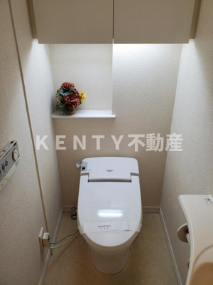 【トイレ】 | リシェ大井スカイビュー | シンプルで使いやすいトイレです