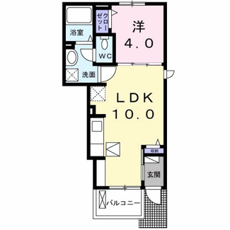 【間取り】 | メゾン・ド・ＫＯＵ　Ａ