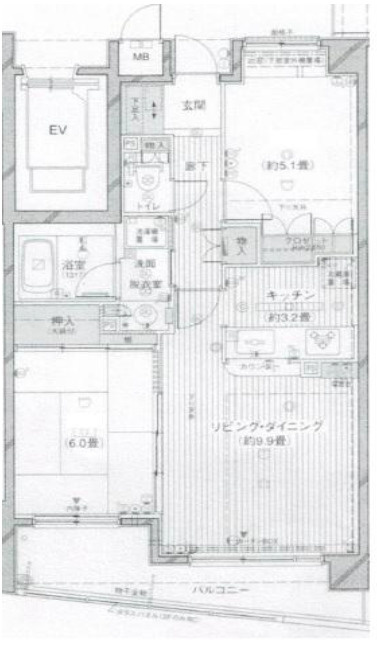 シャリエ日暮里の間取り