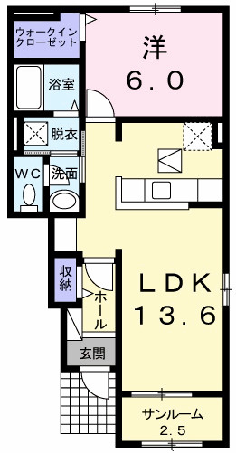【間取り】 | チャンティックⅣファイブテンＢ