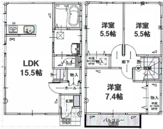 【間取り】 | グランソフィア御幸