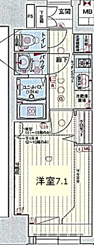 プレサンス久屋大通公園セラフィの間取り