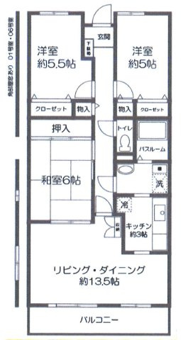 ノブレス津田沼Ⅱの間取り