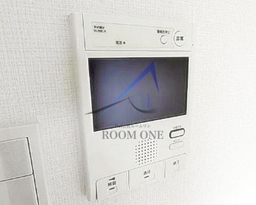 Rising place 綾瀬二番館のセキュリティ|モニター付きインターホンです。