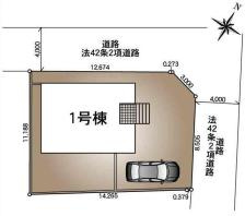 久喜市栗橋東第17　新築一戸建て　クレイドルガーデンの区画図|全1棟