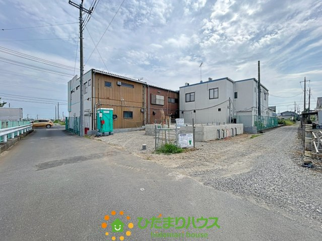 久喜市栗橋東第17　新築一戸建て　クレイドルガーデンの前面道路含む現地写真|2026/7/30　撮影