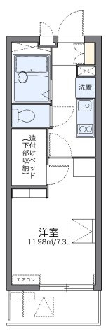 レオパレスＮｅｅｄｓの間取り|代表的な間取のため実際の間取とは異なる場合があります