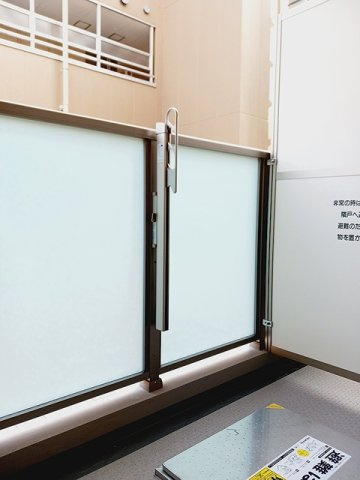 ライズ脇田町　Ｂ館のバルコニー