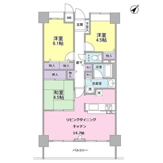 【間取り】 | ブリリアントヨス
