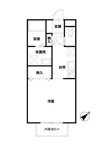 ソレアード土屋の間取り
