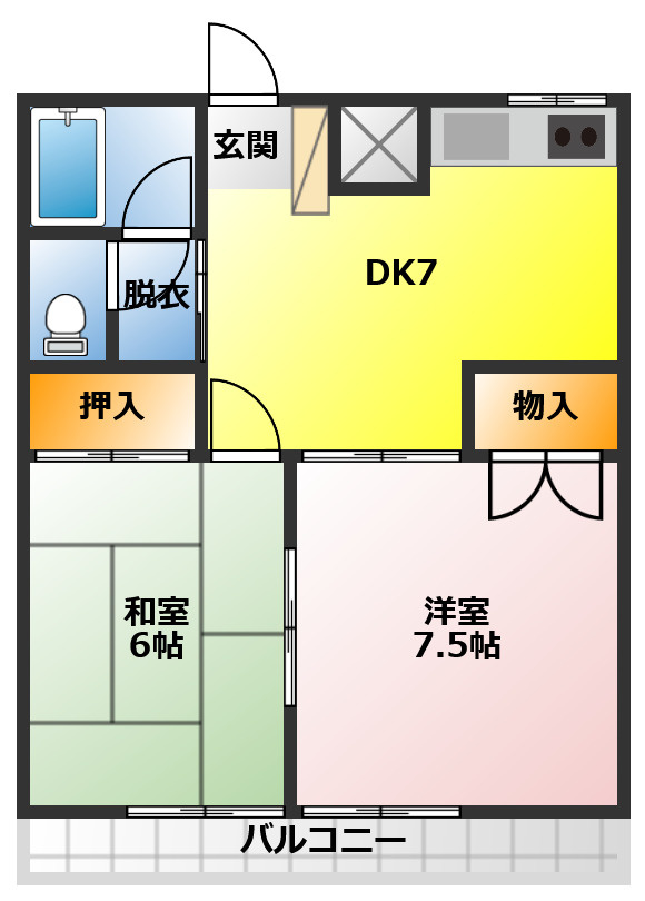サンヒルズ柏の間取り