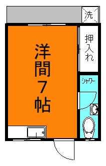 島アパートの間取り
