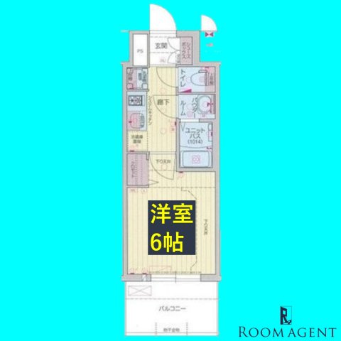 プレサンス大須観音フィエスタの間取り
