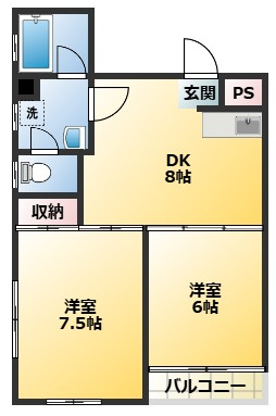 メゾン王城(オウジョウ）の間取り