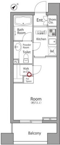 新品家具付きマンション中丸町6(KaGood東京)の間取り|※間取りと異なる場合は現状を優先します。