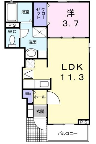 ラフォーレ・Ｓの間取り