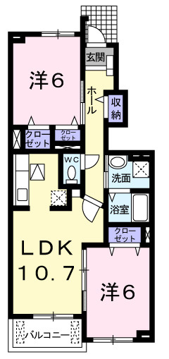 【間取り】 | サンライズ・ヴィラⅠ