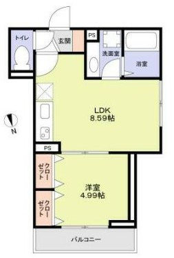 ラリュール鷺宮の間取り