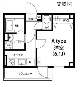 リブリ・Stringsの間取り