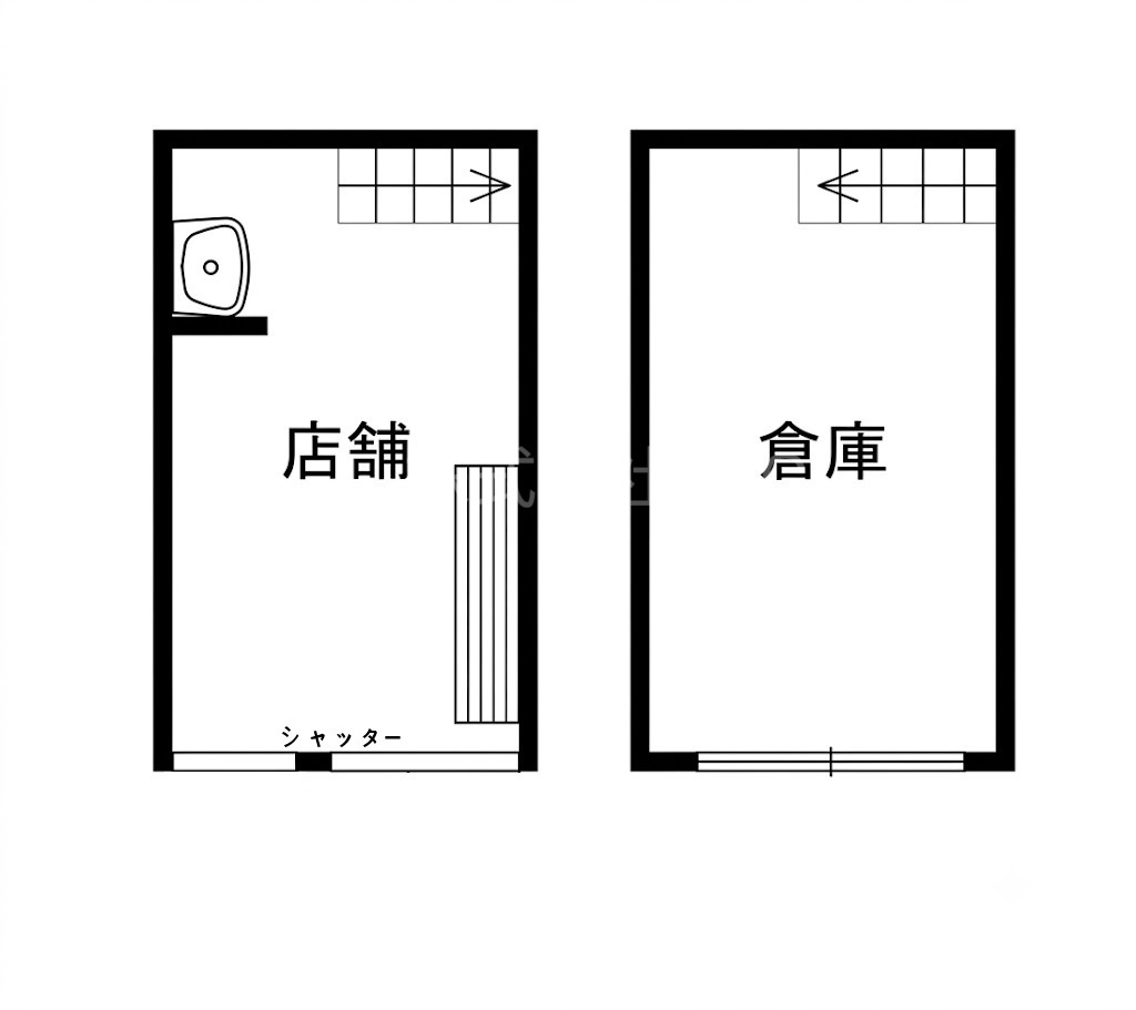 旧ソフィア店舗の間取り