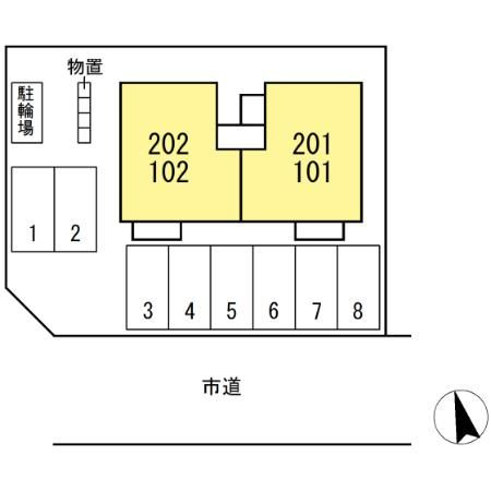 エスぺランサの区画図