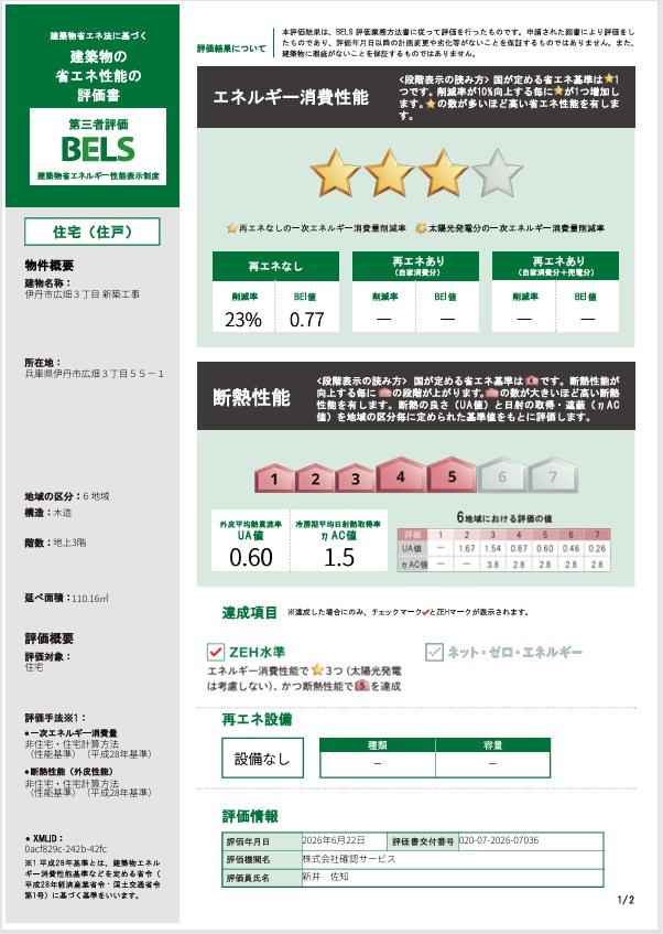 伊丹市広畑3丁目　新築戸建のその他|2026.8.1.現在