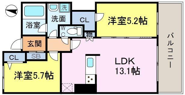 リーフコンフォート新小岩の間取り