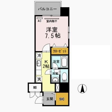 ひびき錦糸町 門田ビルの間取り