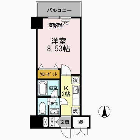 ひびき錦糸町 門田ビルの間取り