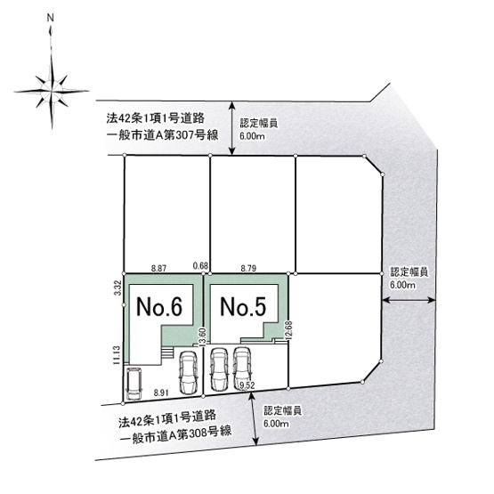 【区画図】 | 日当たりの良いお家は嬉しいですよね。日当たりの感じ方は人それぞれですので、ぜひ実際に内覧して、その心地よさをご体感ください♪