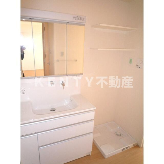 【洗面所】 | ガーデン蒲田 | コンパクトで使いやすい洗面所
