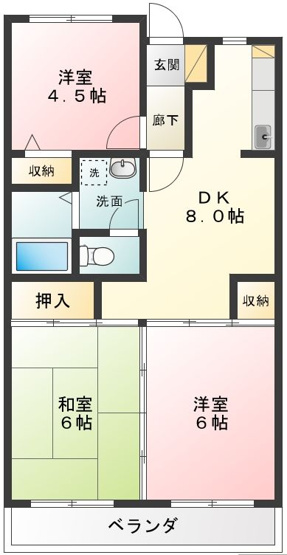 【間取り】 | シティハイム石原