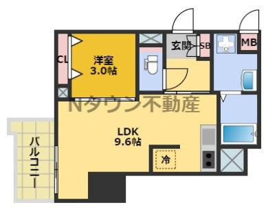 【間取り】 | プレサンスTHE大須観音 | 間取りです