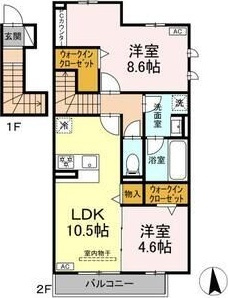 グラシアーレの間取り