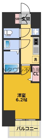 【間取り】 | プレサンスTHE大須観音 | 間取りです。