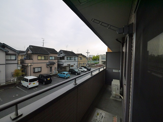 リビングタウン大和郡山のバルコニー|バルコニー付きです