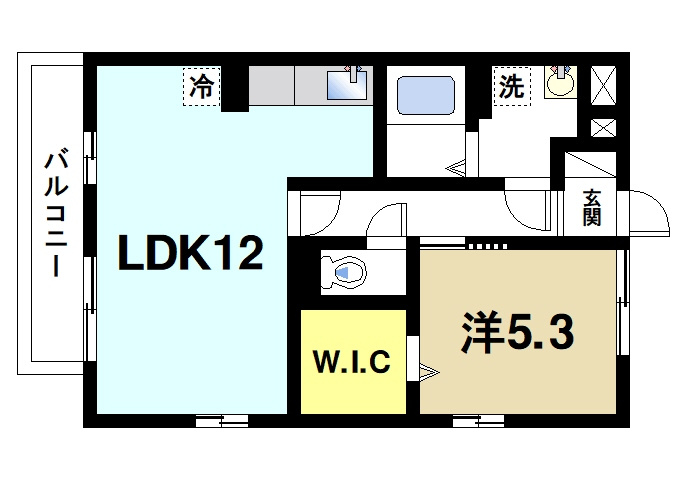 リビングタウン大和郡山の間取り|ゆったり一人暮らしをしたい方、二人暮らしの方にもオススメのお部屋です