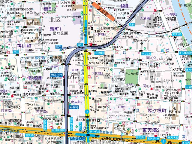 【地図】 | レジュールアッシュ梅田イースト