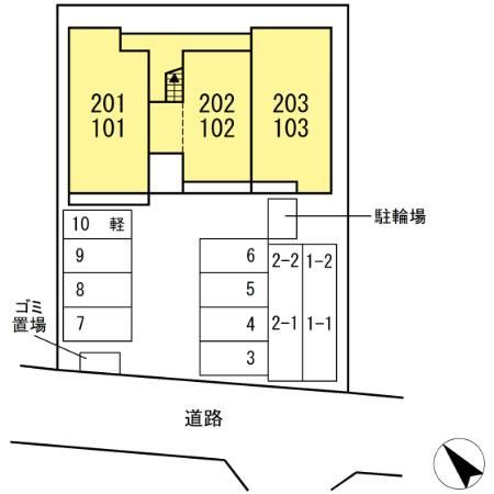 ノヴァーリス恵　　刈谷市近郊の賃貸はクラスホーム刈谷店の駐車場