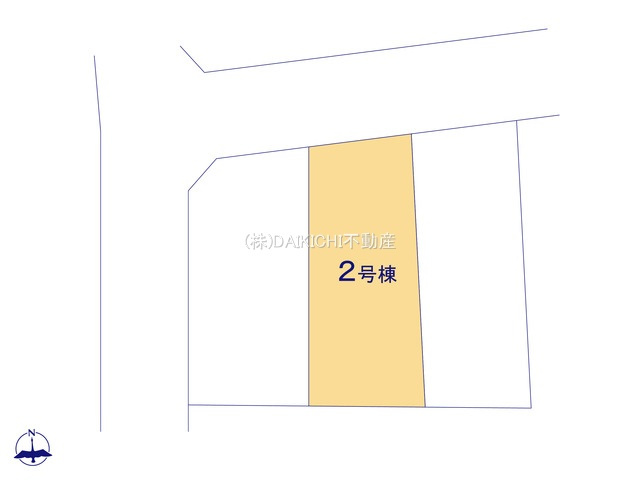 【前面道路含む現地写真】 | 坂戸市芦山町1期　ブルーミングガーデン　新築戸建　全3棟　2号棟