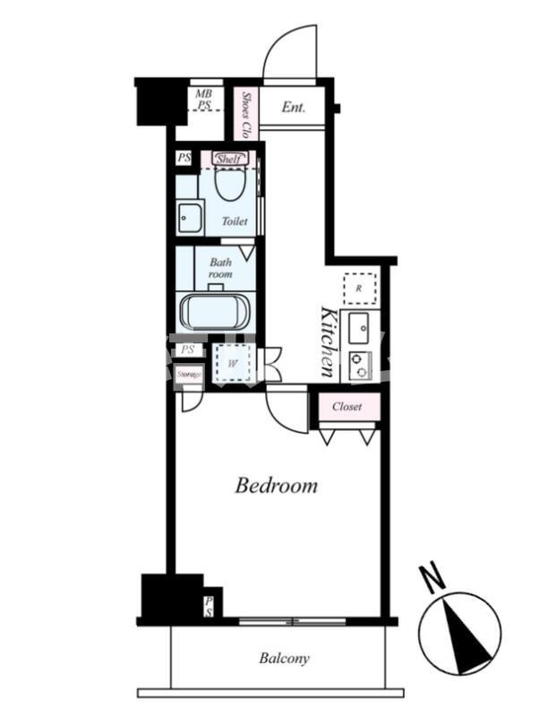 練馬区貫井５丁目の賃貸マンションの間取り