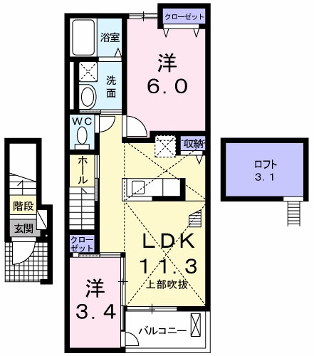 【間取り】 | ラフレシールⅡ