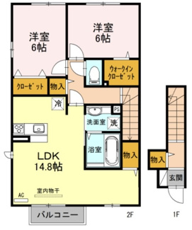 【間取り】 | リッカ ティル | 間取りです。