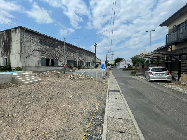 新築戸建・新築建売　足利市今福町第2　三重小学校・第一中学校の前面道路含む現地写真