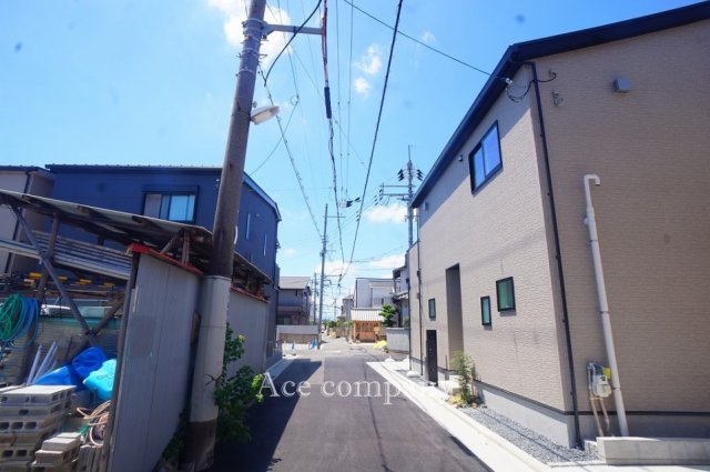 【前面道路含む現地写真】 | 八尾市刑部4丁目　【3号棟/全3棟】