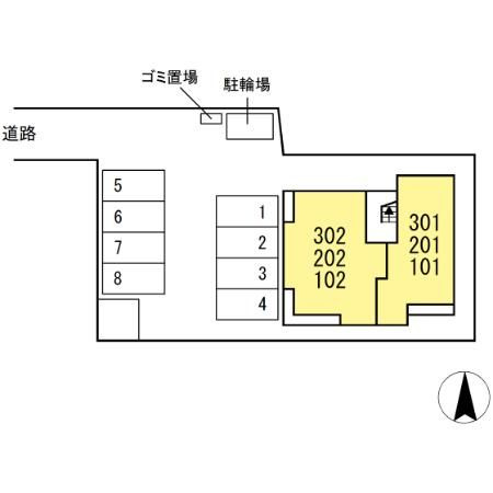 D-Crinum 竹原の区画図
