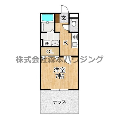 【間取り】 | 　オレンジハイツ