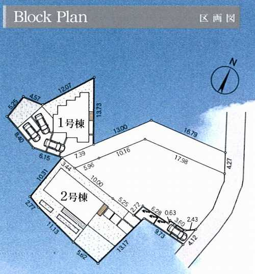 鎌倉市浄明寺４丁目　新築戸建全2棟　2号棟の区画図
